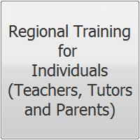 Regional Training
for 
Individuals
(Teachers, Tutors
and Parents)